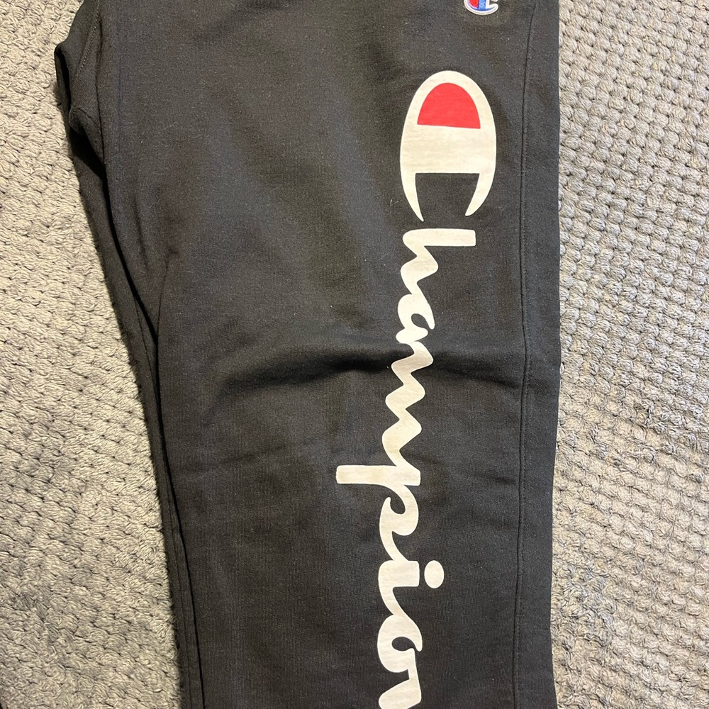 Champion Men's Powerblend Fleece Joggers, Left Leg Champion